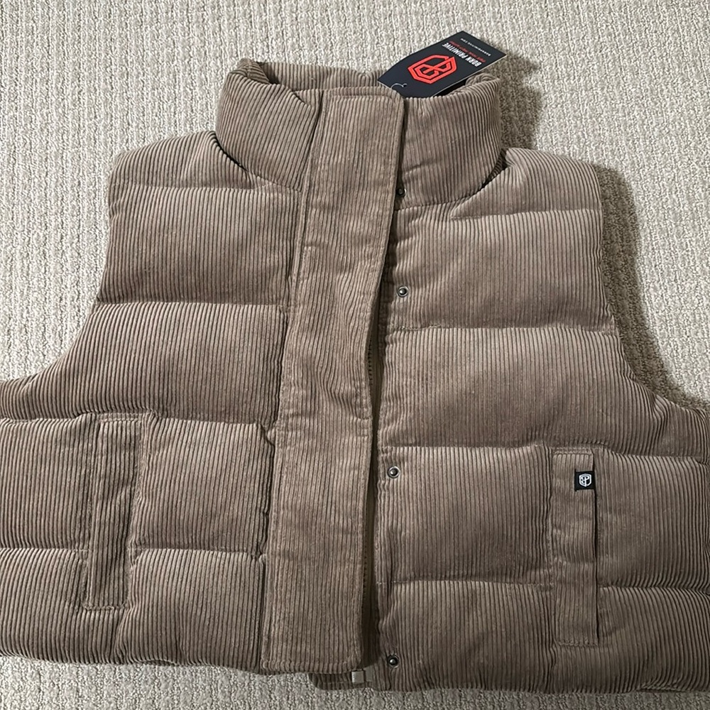Born primitive curduroy vest 
NWT
Size medium
